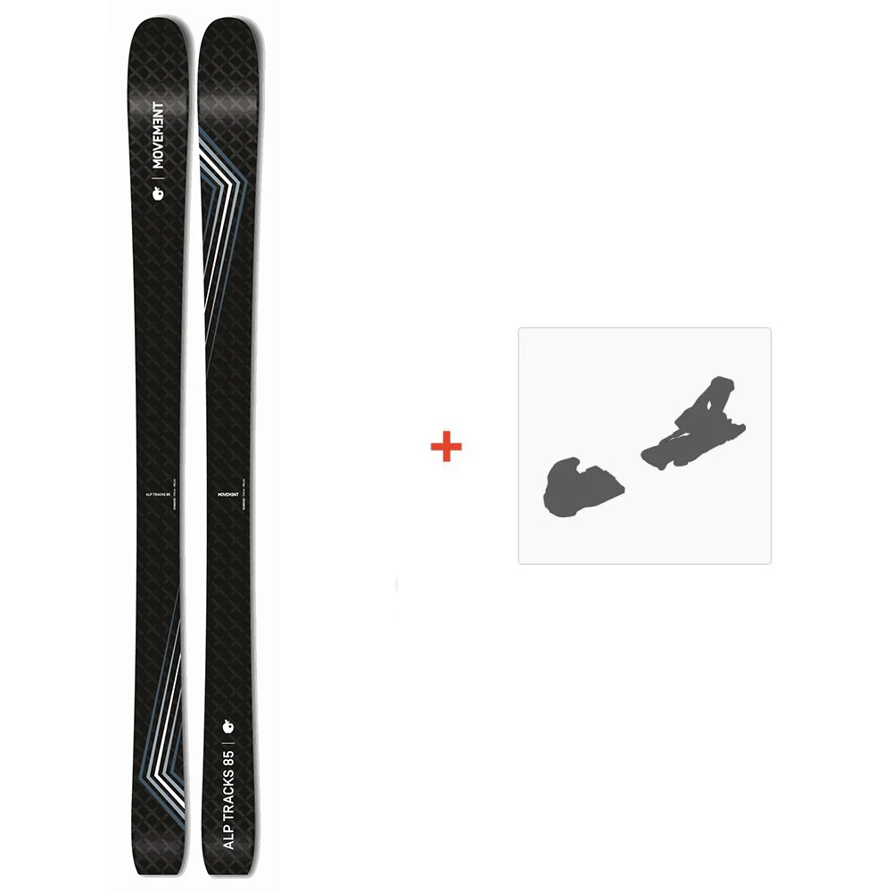 Ski Movement Alp Tracks 85 2024 + Fixations De Ski 3 Ski Movement Alp Tracks 85 2024 + Fixations De Ski