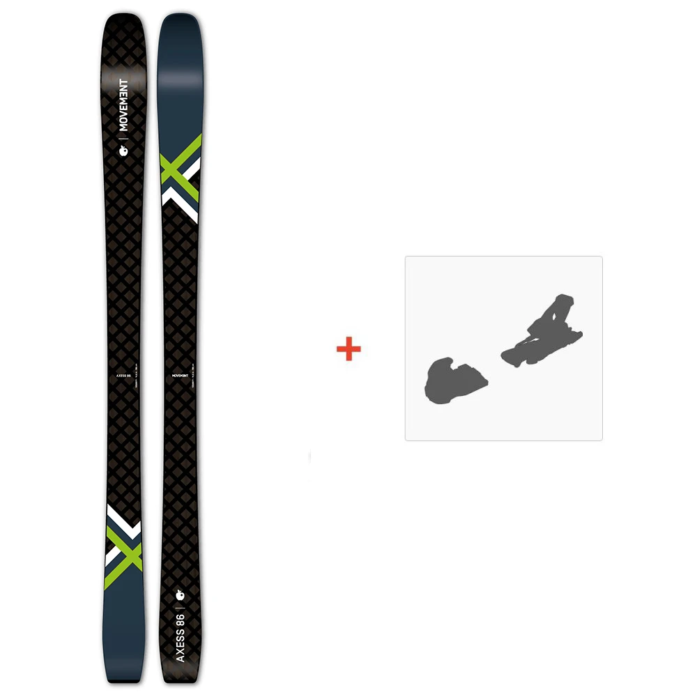 Movement Axess 86 2023 + Fixations De Ski 3 Movement Axess 86 2023 + Fixations De Ski