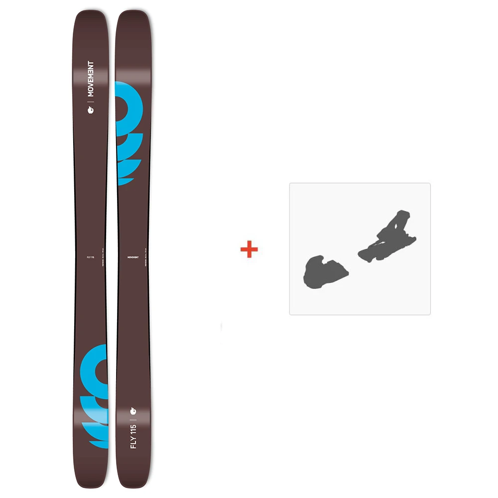 Movement Fly 115 2023 + Fixations De Ski 3 Movement Fly 115 2023 + Fixations De Ski