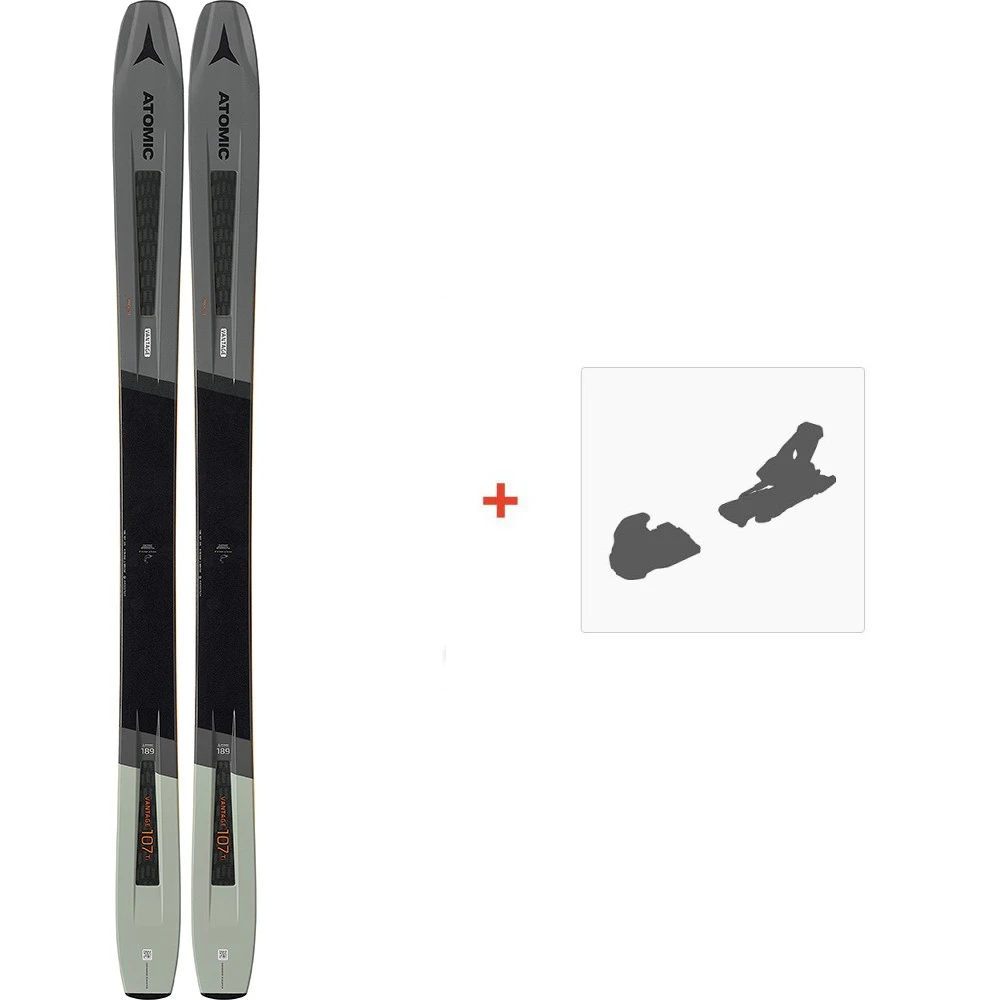 Ski Atomic Vantage 107 TI 2020 + Fixations De Ski 3 Ski Atomic Vantage 107 TI 2020 + Fixations De Ski