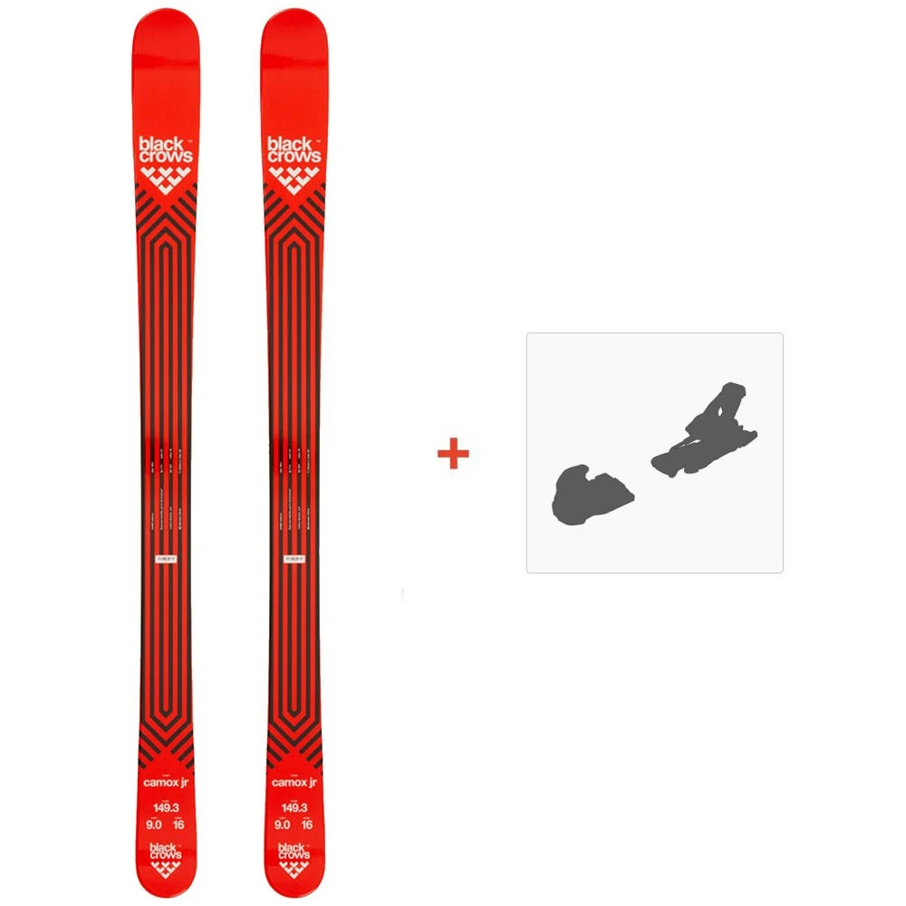Ski Black Crows Camox Jr 2022 + Fixations De Ski 3 Ski Black Crows Camox Jr 2022 + Fixations De Ski