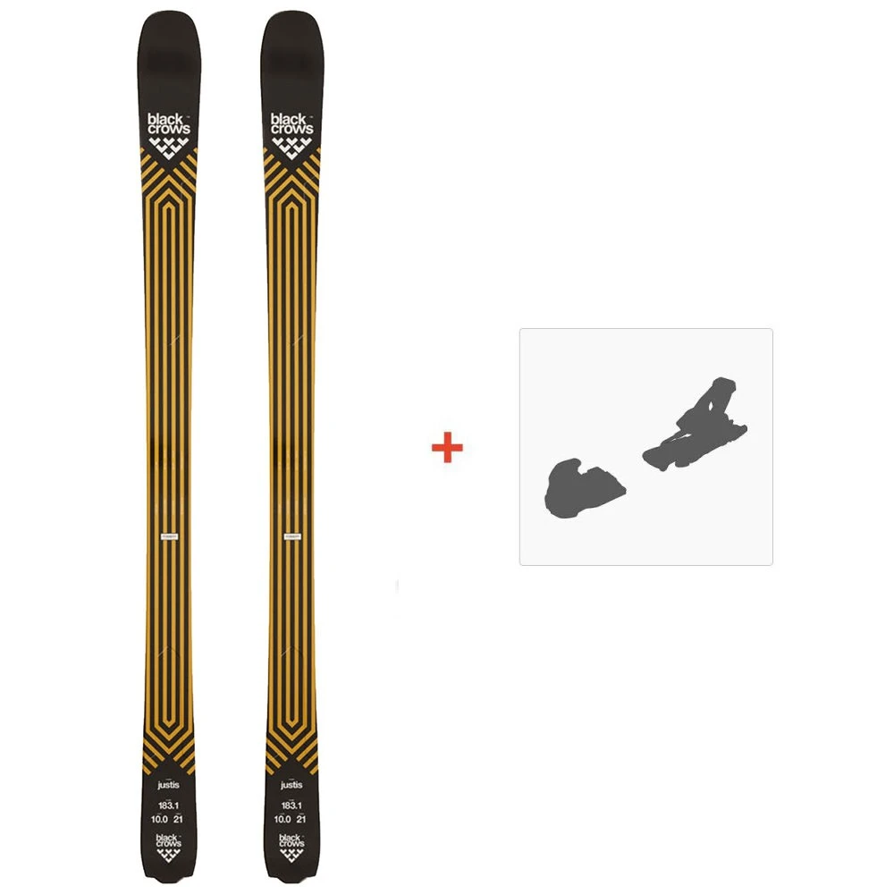 Ski Black Crows Justis 2022 Avec Fixations De Ski 3 Ski Black Crows Justis 2022 Avec Fixations De Ski