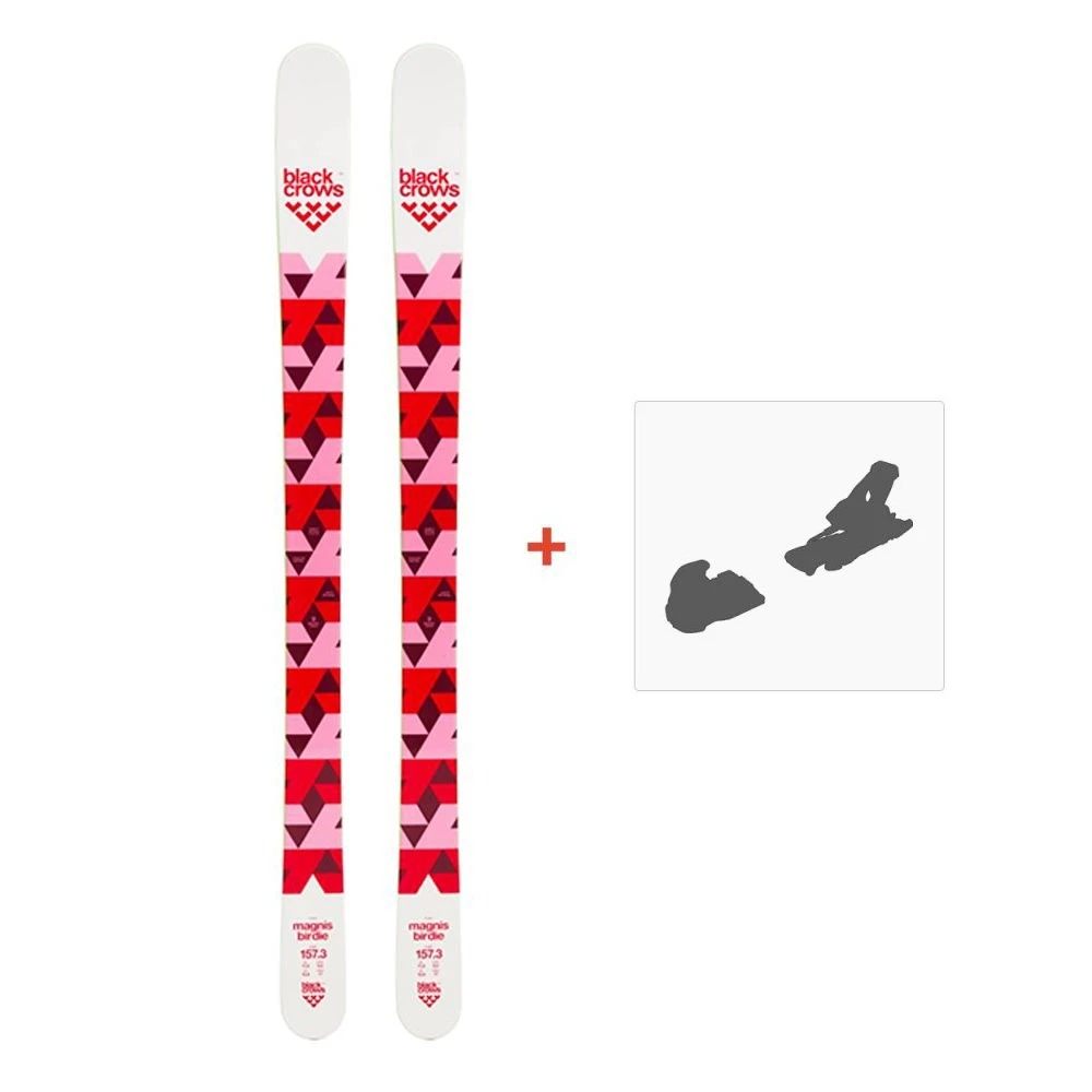 Ski Black Crows Magnis Birdie 2020 + Fixations De Ski 3 Ski Black Crows Magnis Birdie 2020 + Fixations De Ski