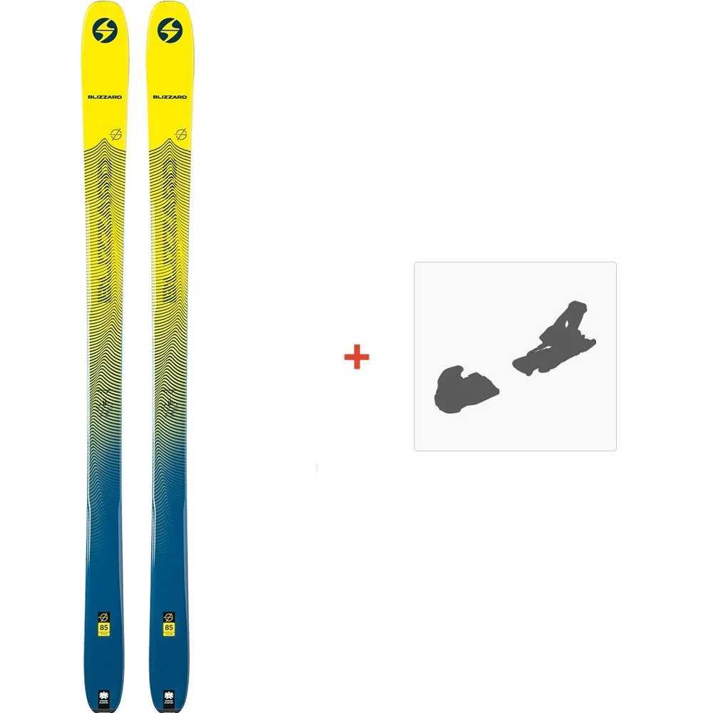 Ski Blizzard Zero G 085 2020 + Fixations De Ski 3 Ski Blizzard Zero G 085 2020 + Fixations De Ski