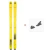 Ski Blizzard Zero G 085 Flat Yellow 2022 + Fixations De Ski -Faction Shop Soldes ski blizzard zero g 085 flat yellow 2022 fixations de ski