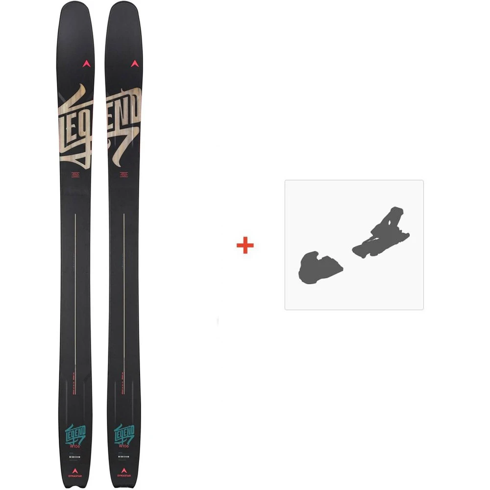 Ski Dynastar Legend W106 2020 + Fixations De Ski 3 Ski Dynastar Legend W106 2020 + Fixations De Ski