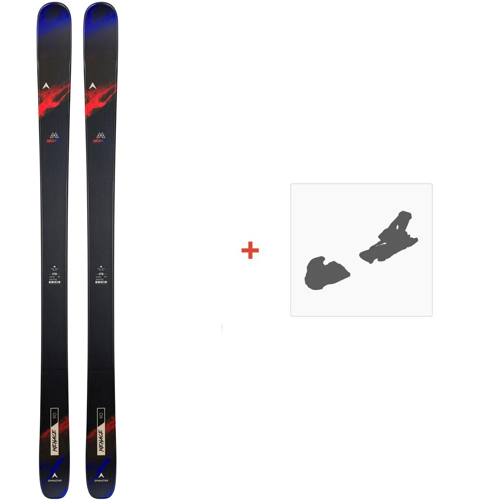 Ski Dynastar M-Menace 90 2022 + Fixations De Ski 3 Ski Dynastar M-Menace 90 2022 + Fixations De Ski