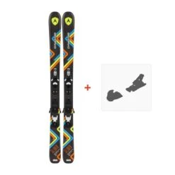 Ski Dynastar Slider JR + Xpress Team 7 B83 Black White 2016