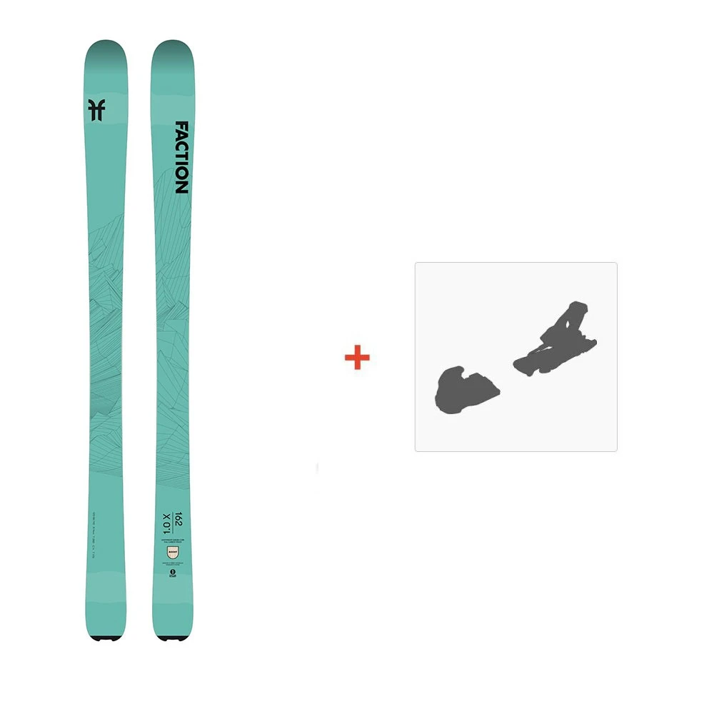 Ski Faction Agent 1.0x 2022 + Fixations De Ski 3 Ski Faction Agent 1.0x 2022 + Fixations De Ski