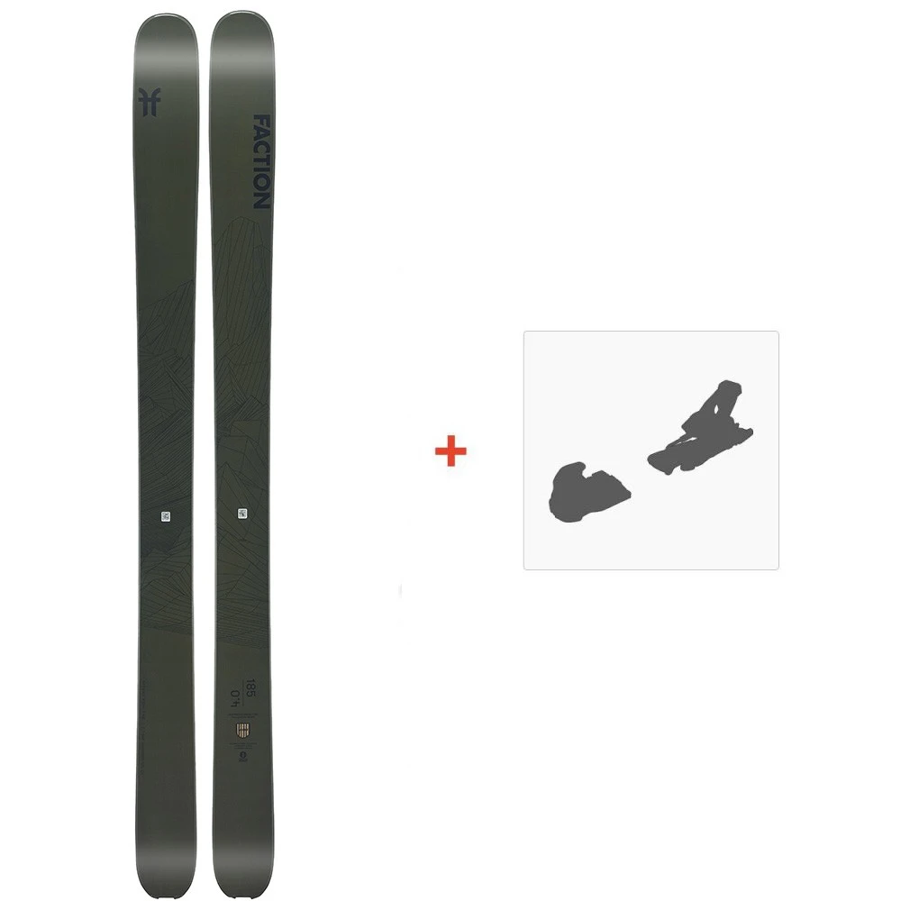 Ski Faction Agent 4.0 2022 + Fixations De Ski 3 Ski Faction Agent 4.0 2022 + Fixations De Ski