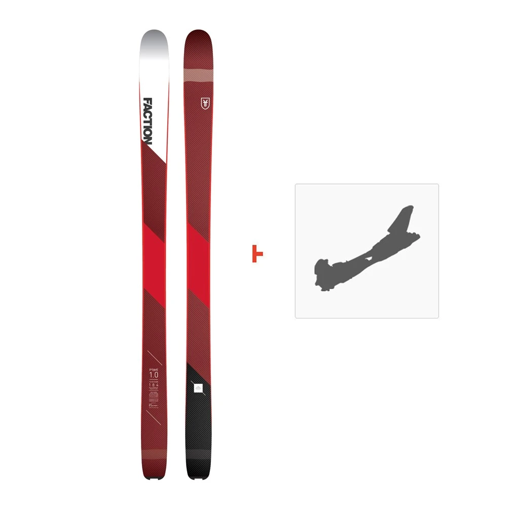 Ski Faction Prime 1.0 2019 + Fixation De Ski 3 Ski Faction Prime 1.0 2019 + Fixation De Ski