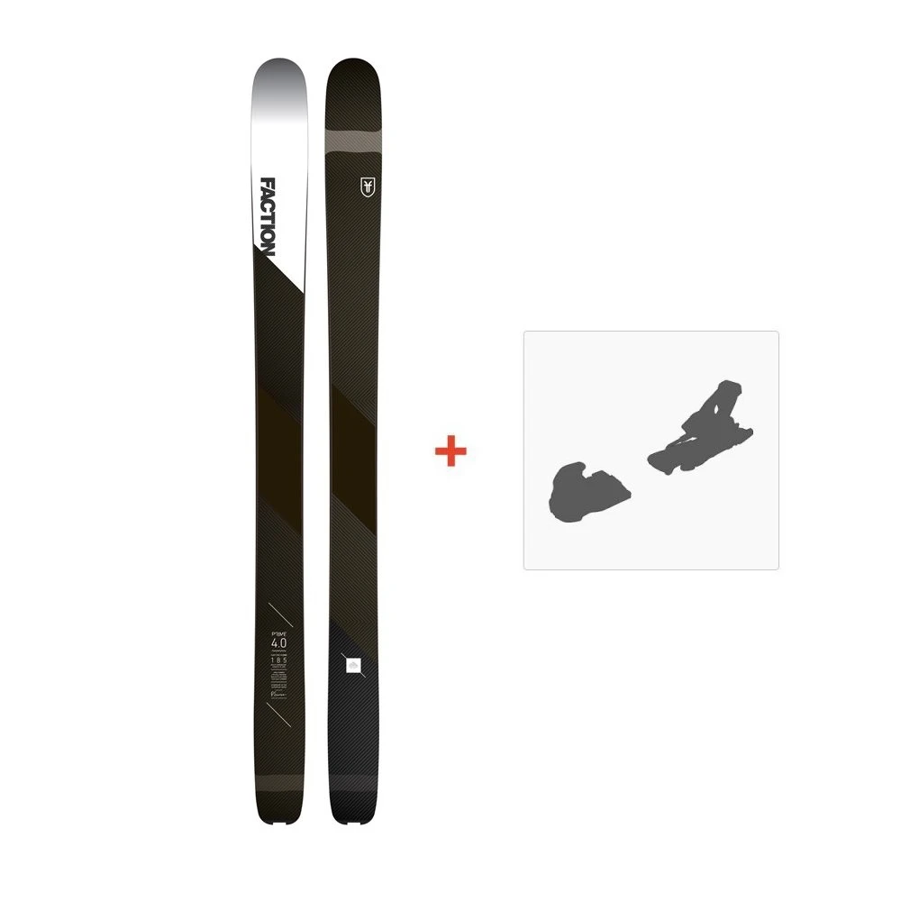 Ski Faction Prime 4.0 2019 + Fixation De Ski 3 Ski Faction Prime 4.0 2019 + Fixation De Ski