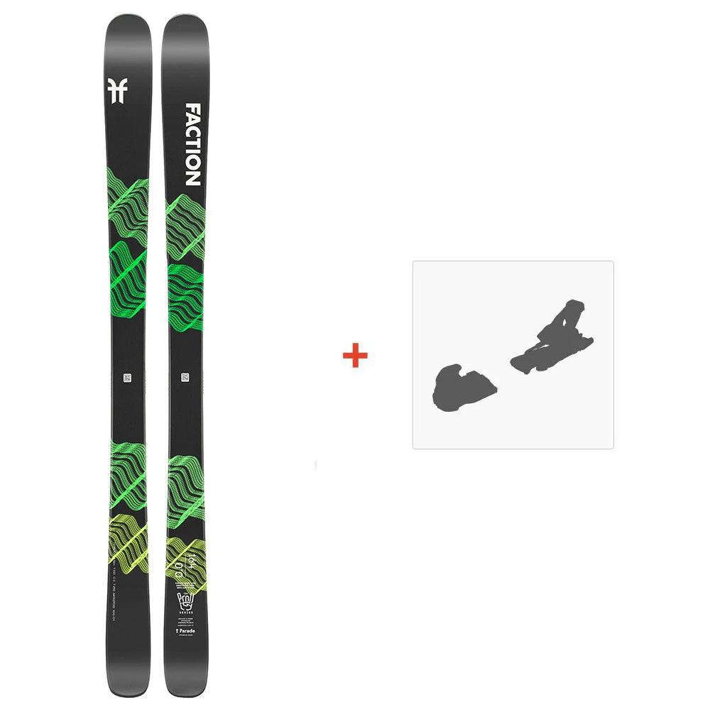 Ski Faction Prodigy 0.0 2022 + Fixations De Ski 3 Ski Faction Prodigy 0.0 2022 + Fixations De Ski