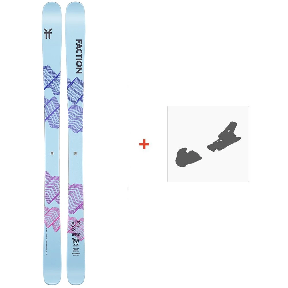 Ski Faction Prodigy 0.0X 2022 + Fixations De Ski 3 Ski Faction Prodigy 0.0X 2022 + Fixations De Ski