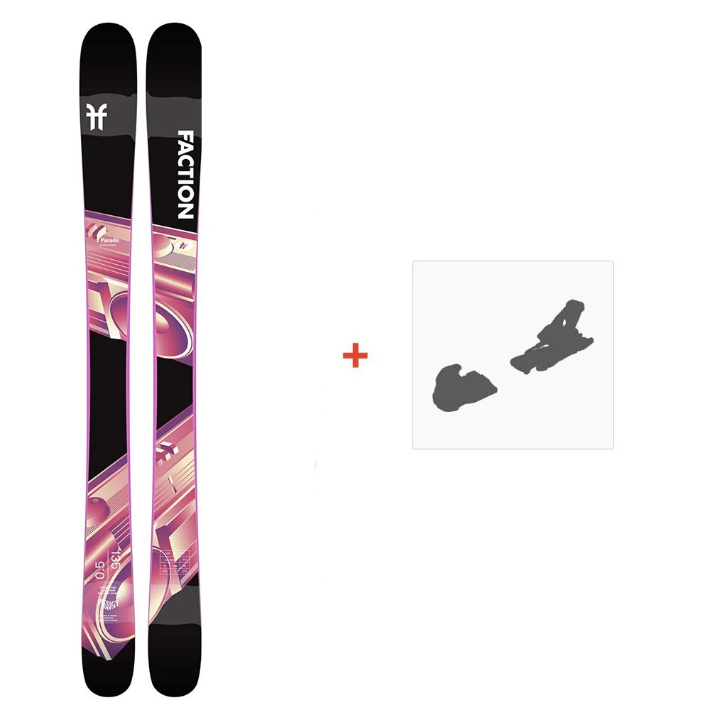 Ski Faction Prodigy 0.5 2020 + Fixations De Ski 3 Ski Faction Prodigy 0.5 2020 + Fixations De Ski