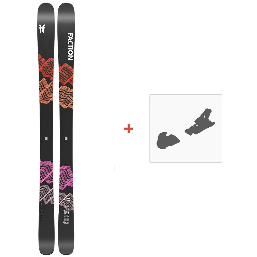 Ski Faction Prodigy 2.0 2022 + Fixations De Ski 3 Ski Faction Prodigy 2.0 2022 + Fixations De Ski