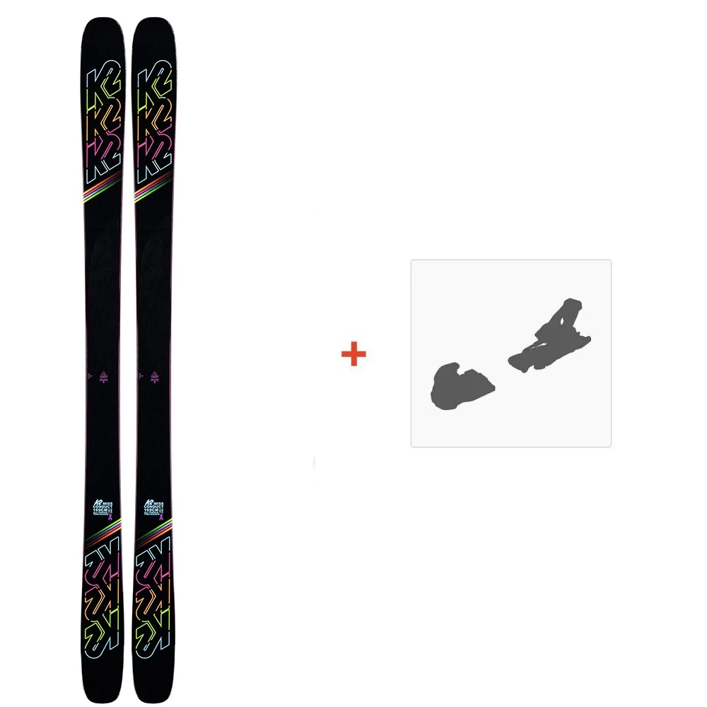 Ski K2 Missconduct 2020 + Fixations De Ski 3 Ski K2 Missconduct 2020 + Fixations De Ski