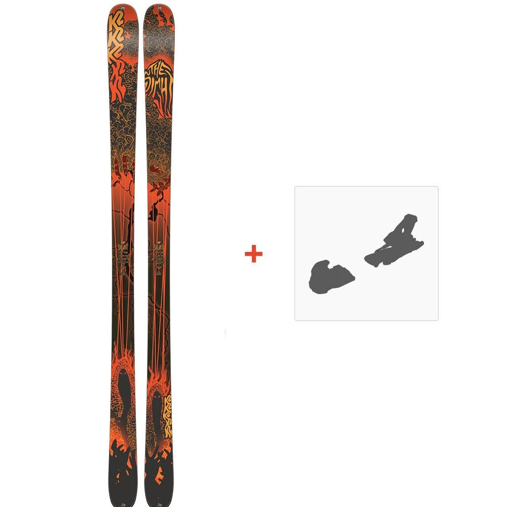Ski K2 Sight 2019 + Fixations De Ski 3 Ski K2 Sight 2019 + Fixations De Ski