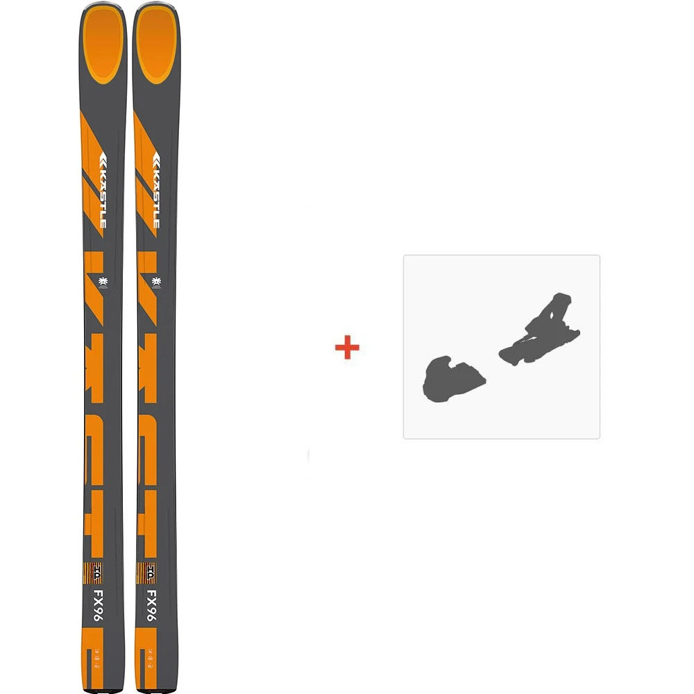 Ski Kastle FX96 HP 2021 + Fixations De Ski 3 Ski Kastle FX96 HP 2021 + Fixations De Ski