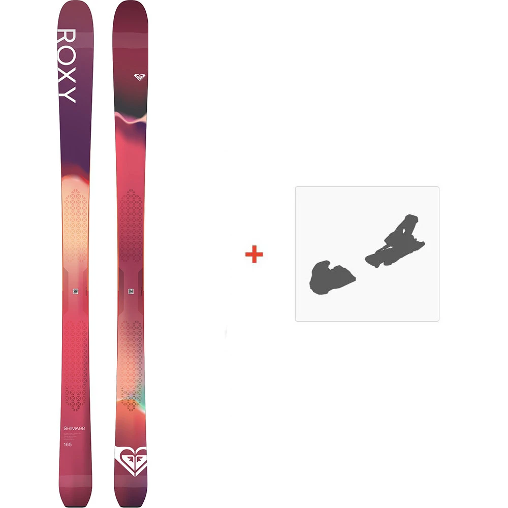 Ski Roxy Shima 98 2020 + Fixations De Ski 3 Ski Roxy Shima 98 2020 + Fixations De Ski
