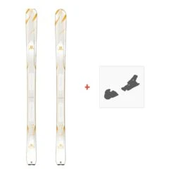 Ski Salomon N MTN Explore 88 White / Yellow 2018 + Fixation De Ski
