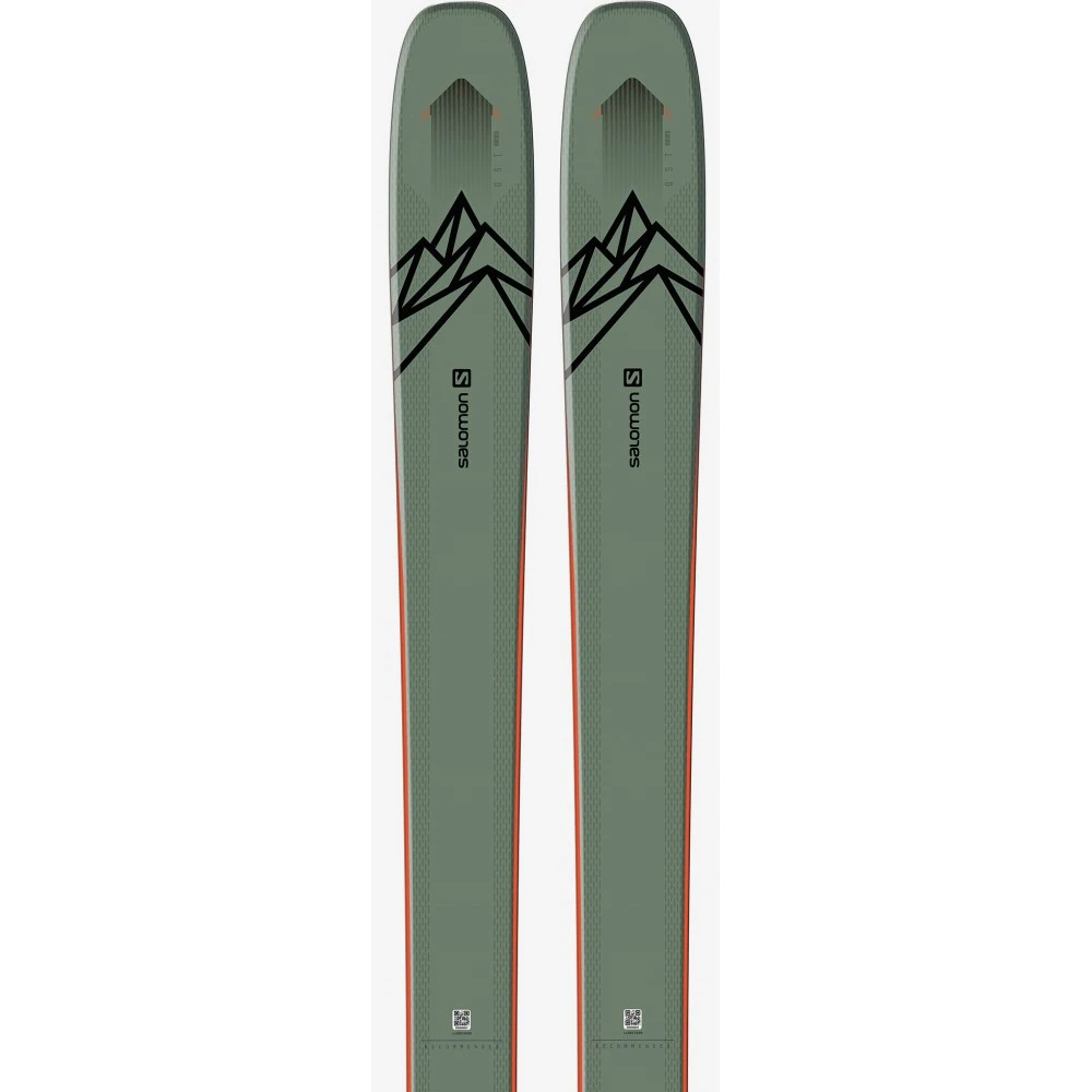 Ski Salomon N QST 106 OIL Green/Orang 2021 5 Ski Salomon N QST 106 OIL Green/Orang 2021 – Image 3