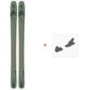 Ski Salomon N QST 106 OIL Green/Orang 2021 + Fixations De Ski