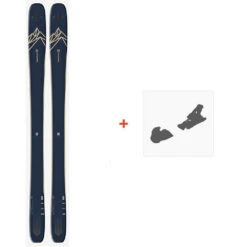 Ski Salomon N QST 99 Dark Blue 2021 + Fixations De Ski