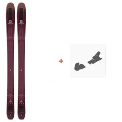 Ski Salomon N QST Lumen 99 2019 + Fixations De Ski
