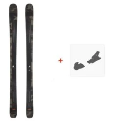 Ski Salomon N Stance 102 Black/Gray 2022 + Fixations De Ski