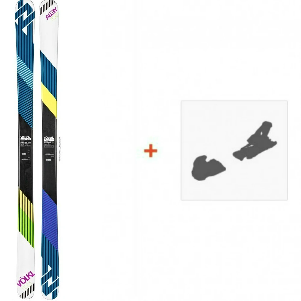 Volkl Ski Völkl Alley 2014 + Fixation De Ski 3 Volkl Ski Völkl Alley 2014 + Fixation De Ski