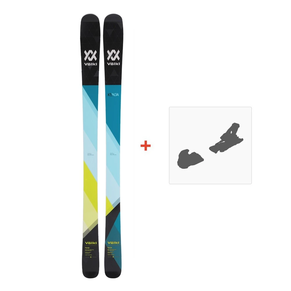 Volkl Ski Völkl Kenja 2018 + Fixation De Ski 3 Volkl Ski Völkl Kenja 2018 + Fixation De Ski