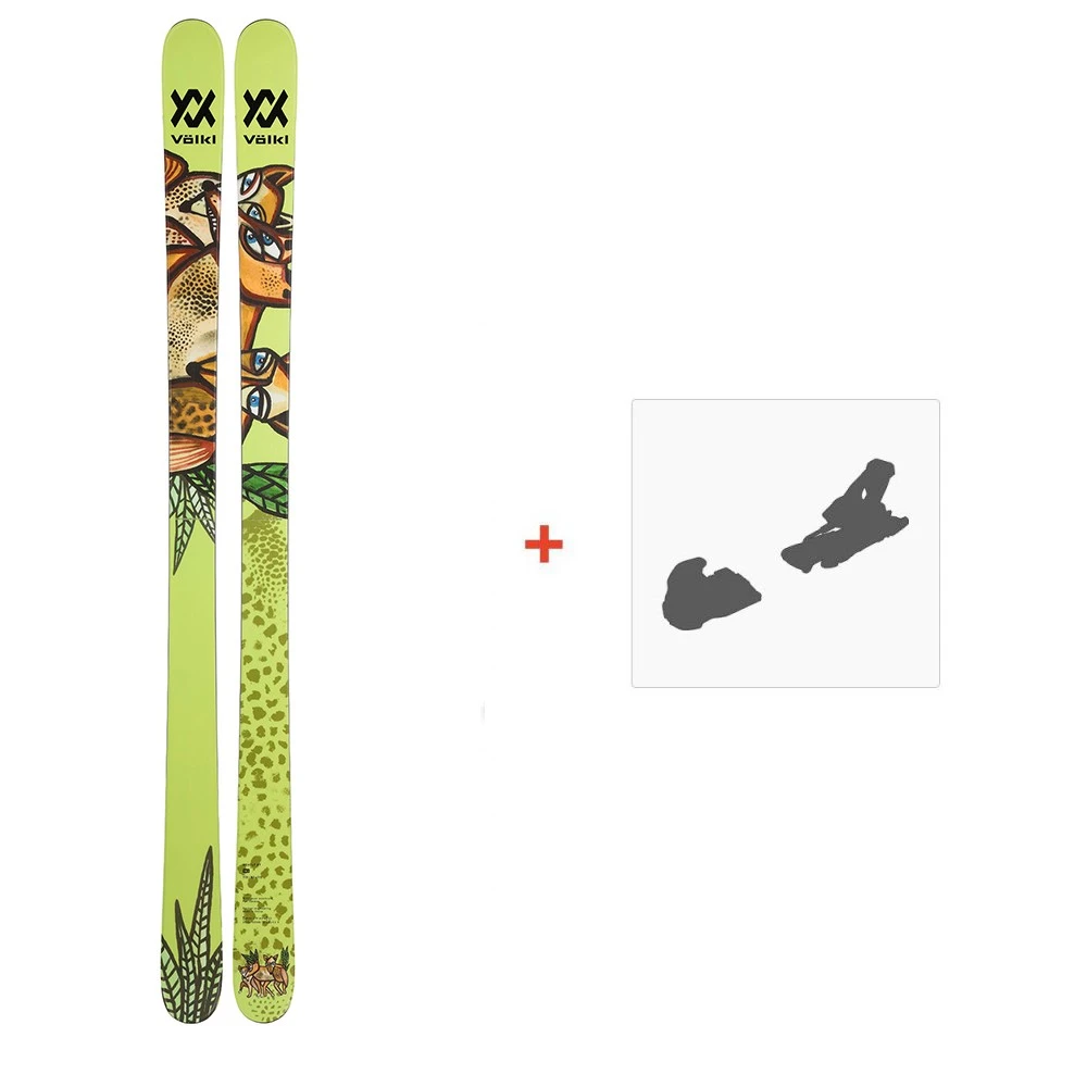 Ski Volkl Revolt 87 2022 + Fixations De Ski 3 Ski Volkl Revolt 87 2022 + Fixations De Ski